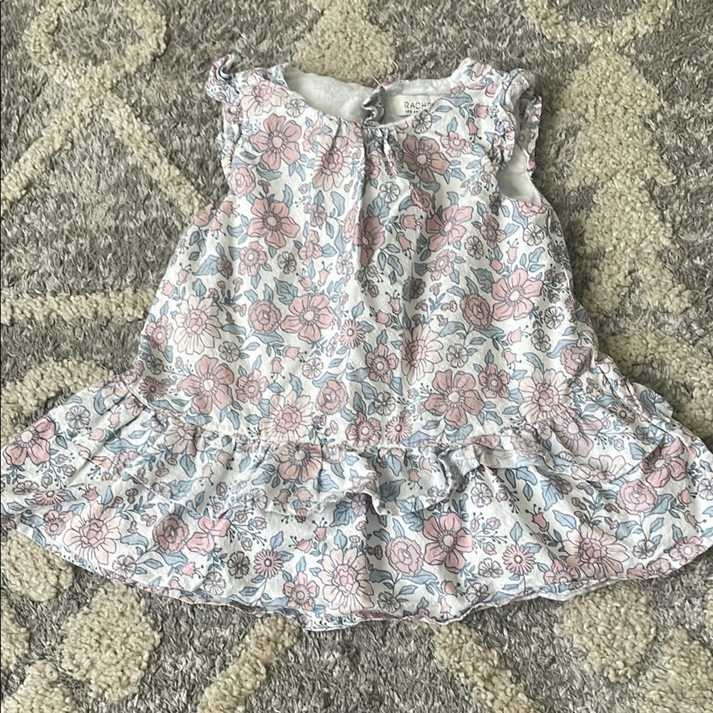 ❣️2 for $10 - Rachel Zoe Pink and Blue Floral Baby Dress